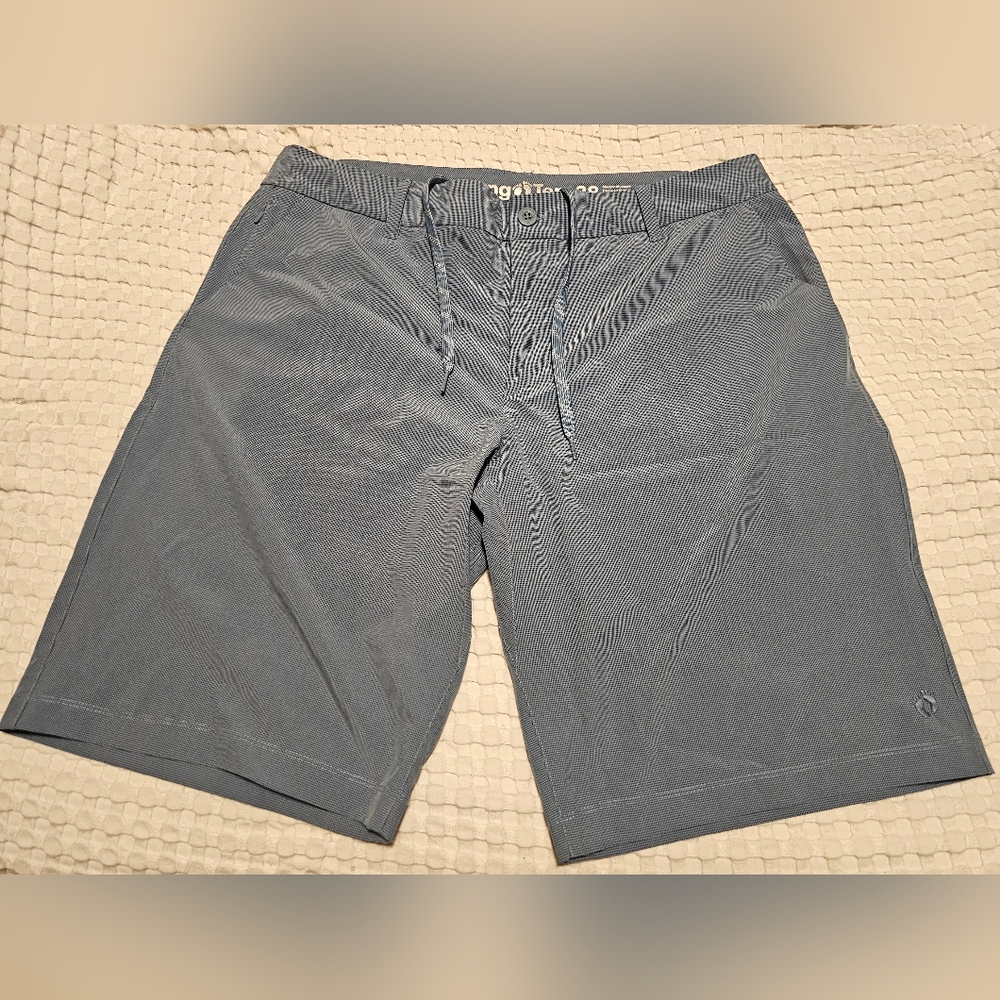 NWOT Men's Hang Ten Hybrid Blue Patterned Shorts - Size 38